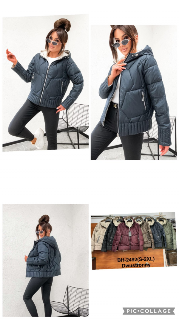 Kurtki damskie cienki Roz S-2XL, 1 Kolor Paczka 5 szt